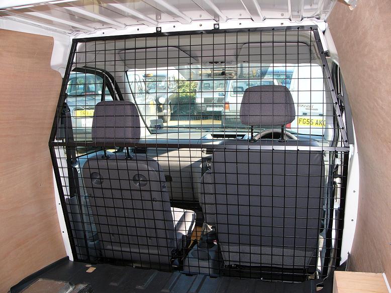 Peugeot Partner Van 2008 On Wire Mesh Bulkhead SRS 1 – Plyline UK Ltd
