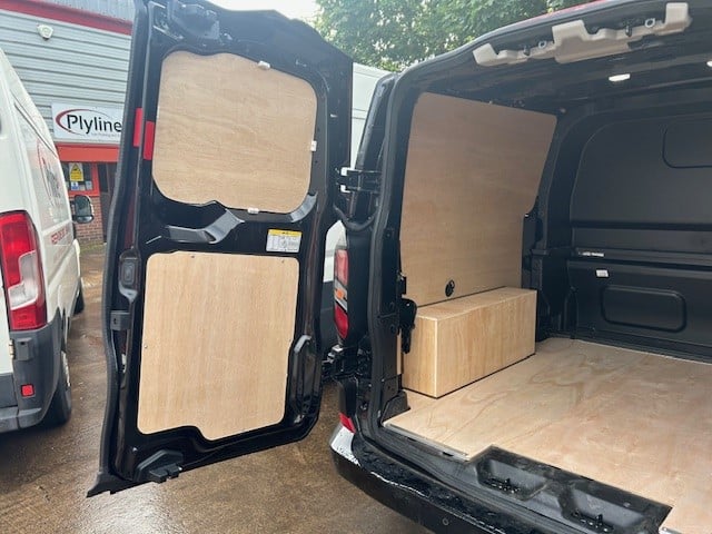 UK Custom Covers Full Set Seat Covers For Ford Transit Custom Double Cab (2013-2023) - Grey, 600 Denier, Airbag Compatible