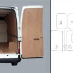 Short Wheel Base Ford Transit Van Ply Lining Kit  WITH SIDE RAILS - 2000 2013
