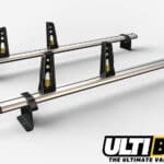 2 Bar Heavy Duty Aluminium Roof Bars For Nissan Kubistar Van