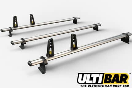 3 Bar Reinforced Aluminium Roof Bars For The Fiat Doblo Pre 2010 Van