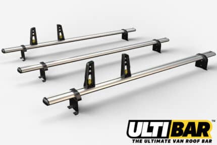 3 Heavy Duty Aluminium Roof Bars For The IVECO PRE 2014 Medium H2 and Hi Roof H3 Van