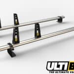 Volkswagen VW Caddy Maxi Van Two Bar Heavy Duty Aluminium Roof Bars 2010 - 2020