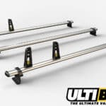 3 Bar Heavy Duty Aluminium Roof Bars For The Mercedes Sprinter Van 2006 - 2016