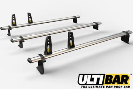 3 Bar Heavy Duty Aluminium Roof Bars For The Peugeot Bipper Van