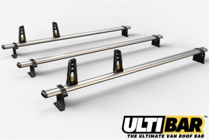 3 Bar Heavy Duty Aluminium Roof Bars For The Vauxhall Movano Pre 2010 Van