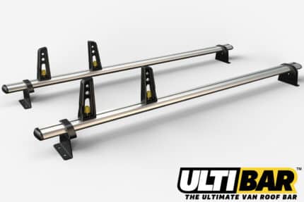 2 Bar Heavy Duty Aluminium Roof Bars For The Renault Master May 2010-2024 Van