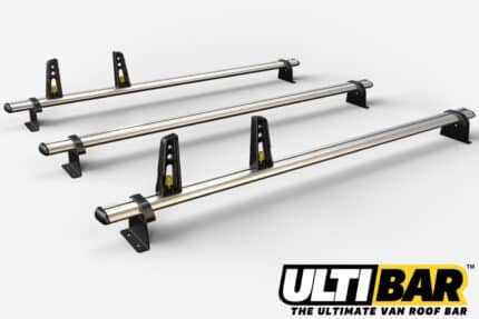 3 Bar Heavy Duty Aluminium Roof Bars For The Renault Master May 2010-2024 Van