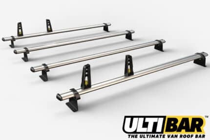 4 Bar Heavy Duty Aluminium Roof Bars For The Nissan NV400 (Interstar 2022-Present) On Van