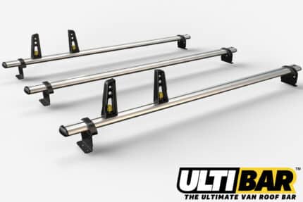 3 Bar Heavy Duty Aluminium Roof Bars For The 2013-2023 Transit Custom