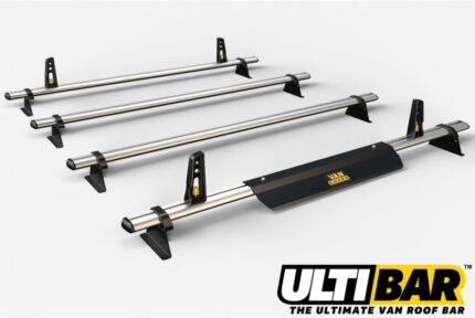 4 Heavy Duty Roof Bars for the 2014-2019 Trafic, Vivaro, Talento, Nv300 Low Roof