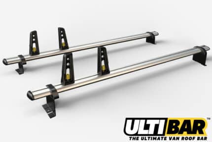 2 Reinforced Aluminium Roof Bars L1 SWB Vx Vivaro June 2019 On / Fiat Scudo 2022-On
