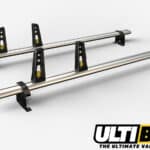 2 Bar Heavy Duty Aluminium Roof Bars For The Peugeot Partner Origin Van