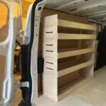 2023 - ONWARDS VW T7 TRANSPORTER NEARSIDE PLYWOOD SHELVING