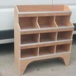 Van Plywood Shelving Racking Pigeon Hole System Ply Shelving 4