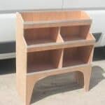 Van Plywood Shelving Racking Pigeon Hole System Ply Shelving 6