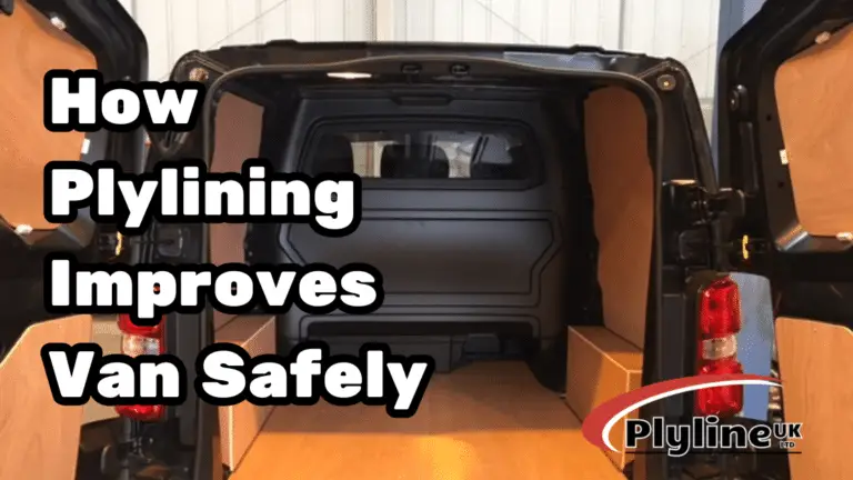 Interior of a van fitted with professional plylining kit to improve safety and durability.